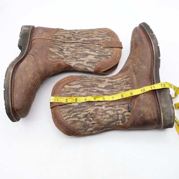 Cabela's Pinedale Square Toe Western Work Boots Men's Size 13 D Camo - Picture 6 of 9